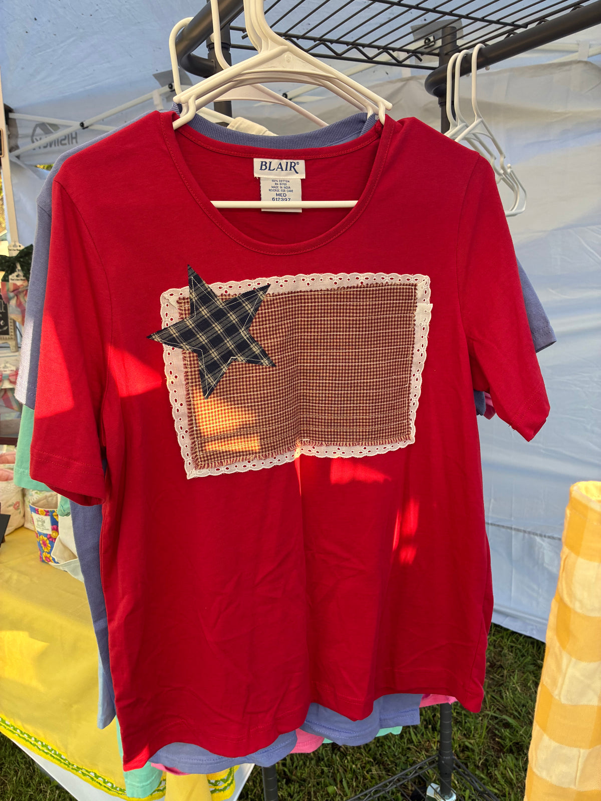 Appliqué Tee American Flag