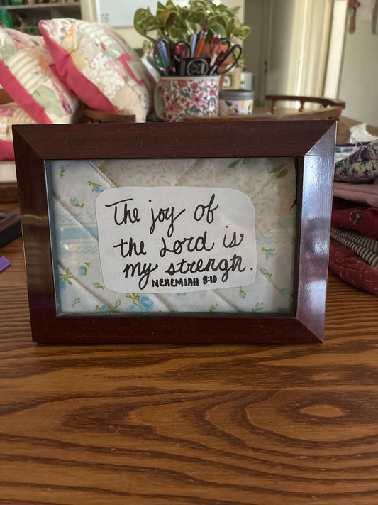 Quilt Scripture Frame #003