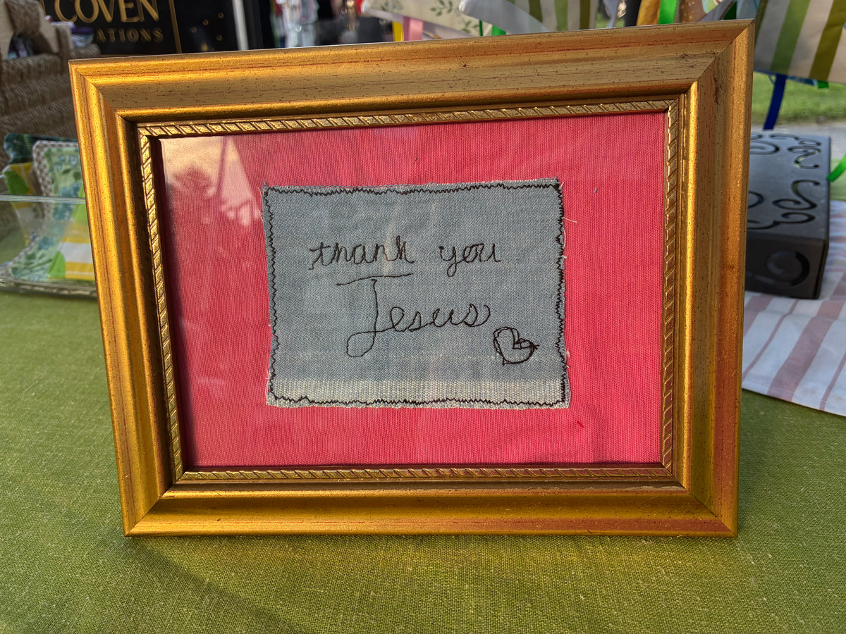 Thank You Jesus Frame