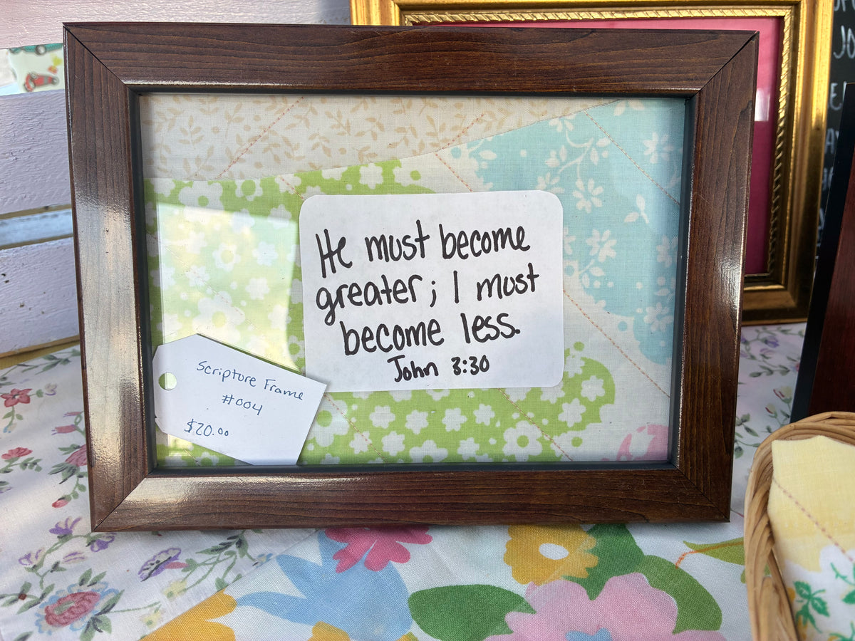 Quilt Scripture Frame #004