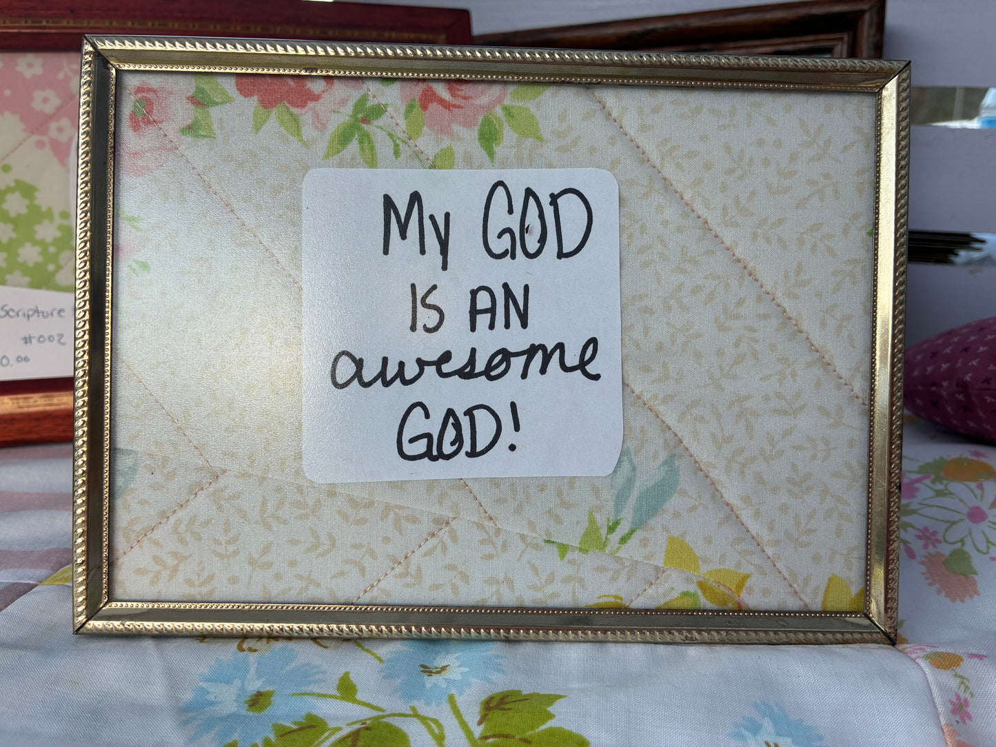 Quilt Scripture Frame #005