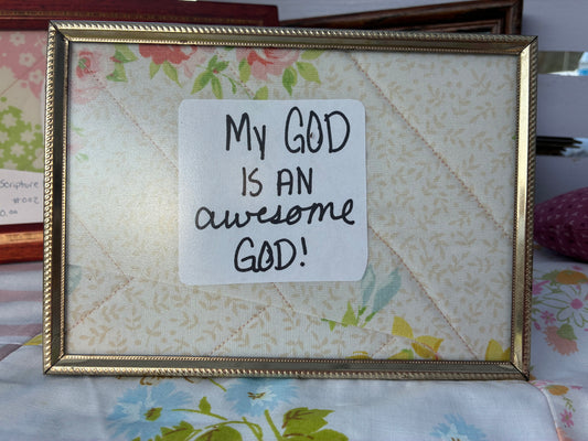Quilt Scripture Frame #005