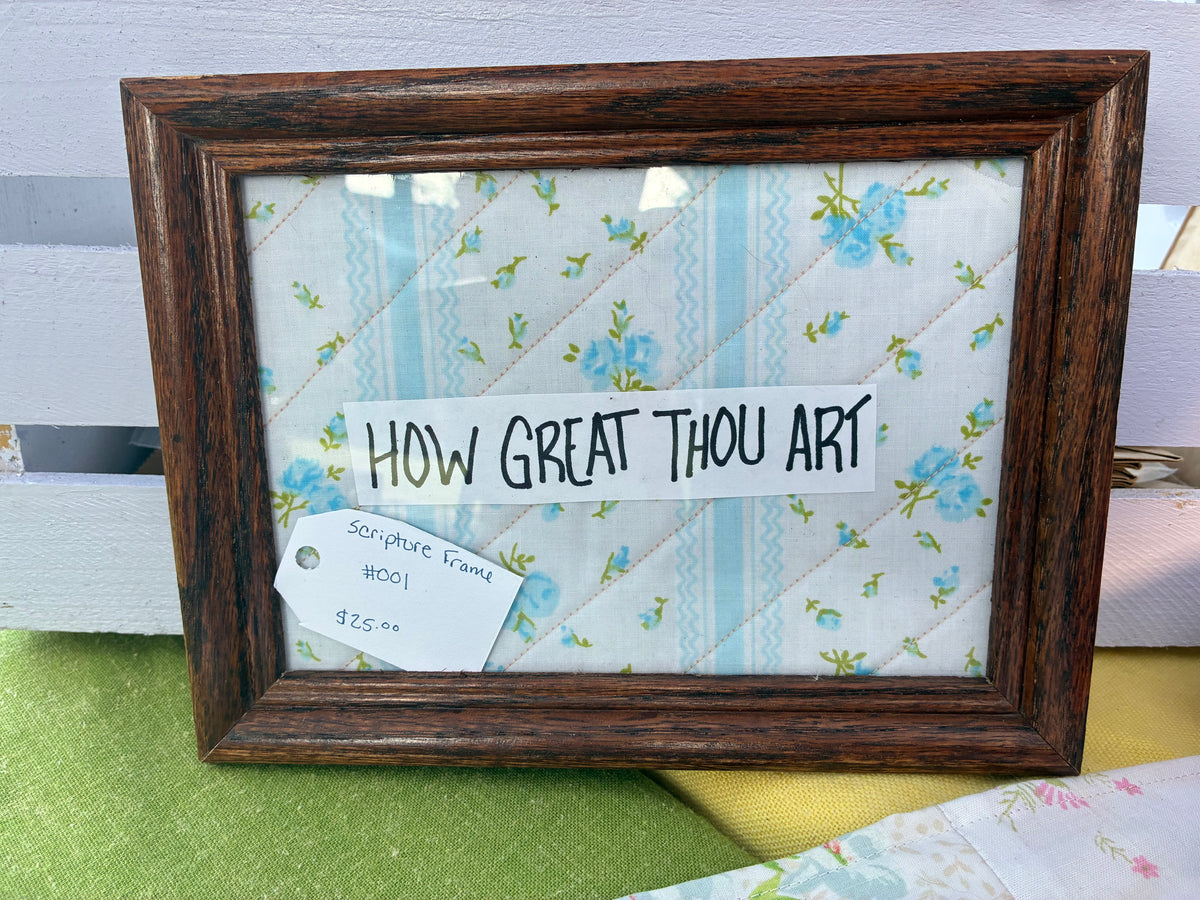 Quilt Scripture Frame #001
