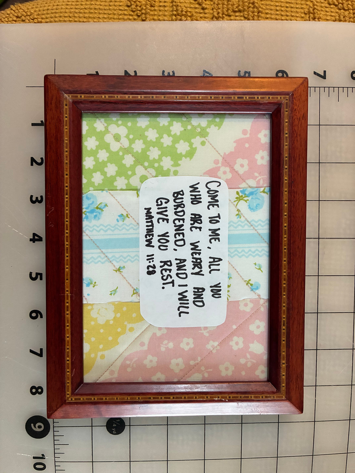Quilt Scripture Frame #002