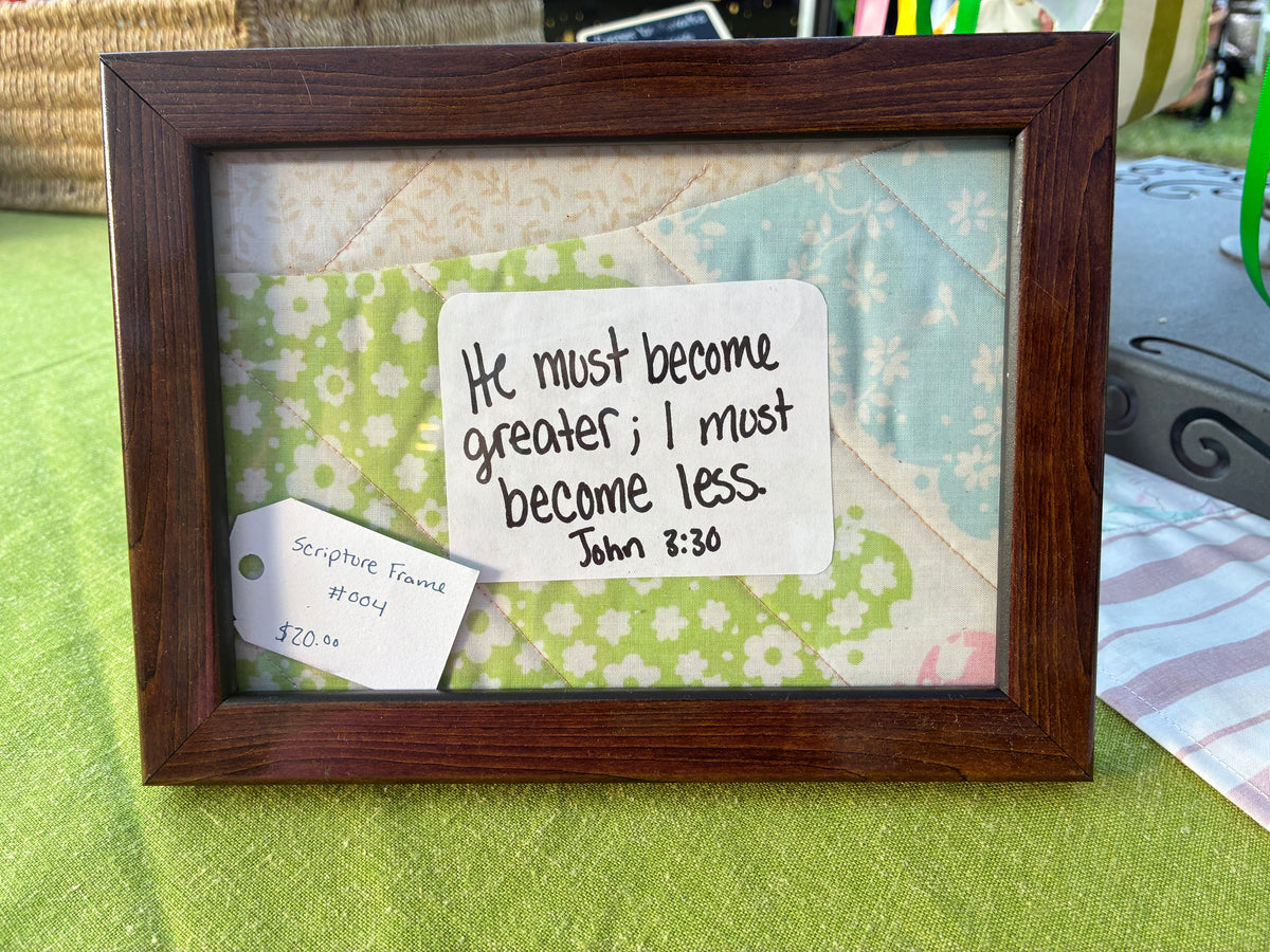 Quilt Scripture Frame #004